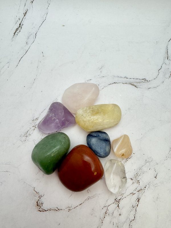 7 Chakras Gift Set + 1 Extra Heart Chakra Stone